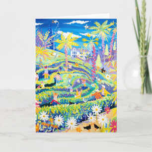Art Card: The Maze at Glendurgan Garden Cornwall Card