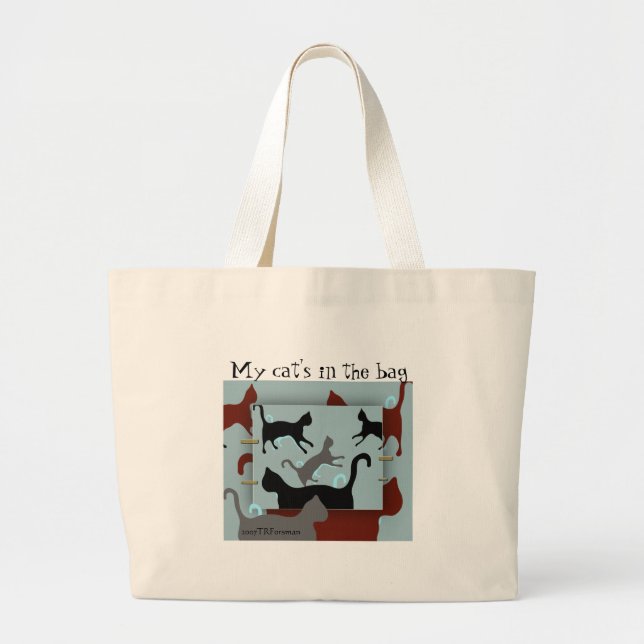 Art cats: My cat's in the bag (Front)