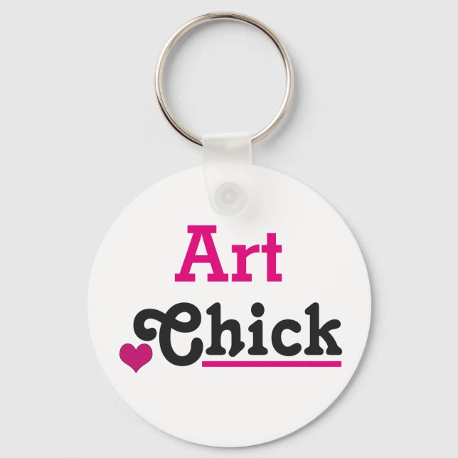 Art Chick Key Ring (Front)