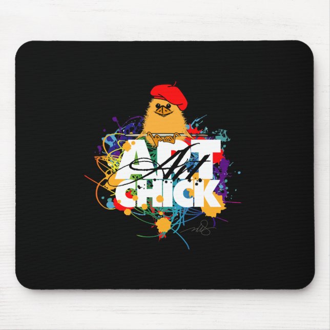 Art Chick Mouse Mat (Front)
