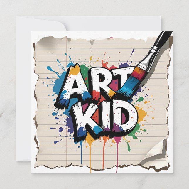 Art Class for Sketchbook Rebels & Art Teachers Invitation (Front)