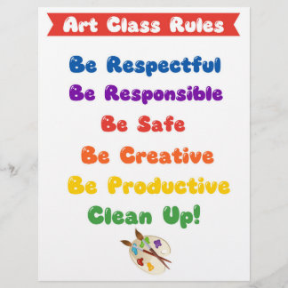 ART Class Rules (in Colours) - Custom Letterhead