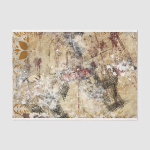 Art Collage Background Decoupage Tissue Paper