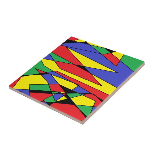 Art Colour Ceramic Tile (Side)