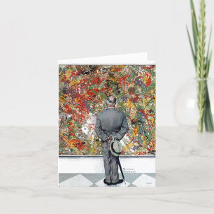 Art Connoisseur by Norman Rockwell Card