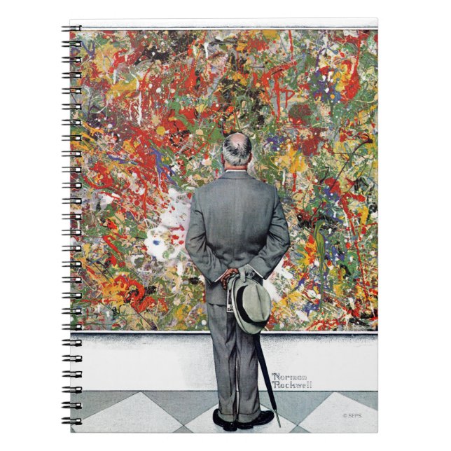 Art Connoisseur by Norman Rockwell Notebook (Front)