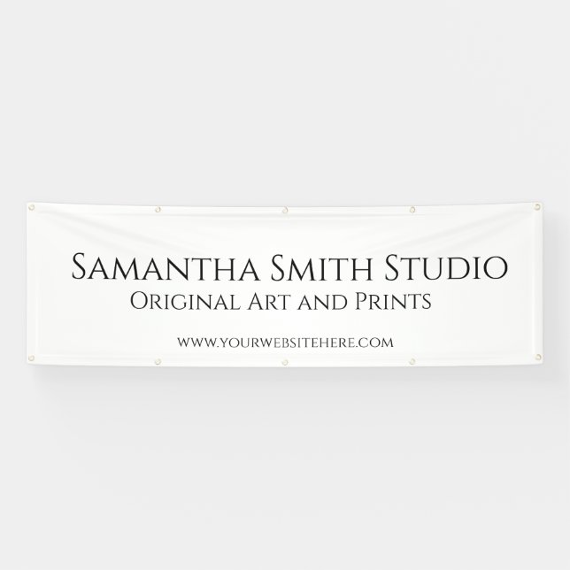 Art Craft Fair Tent Banner Custom Booth Valence (Horizontal)