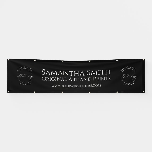 Art Craft Fair Tent Banner Custom Logo Valence (Horizontal)