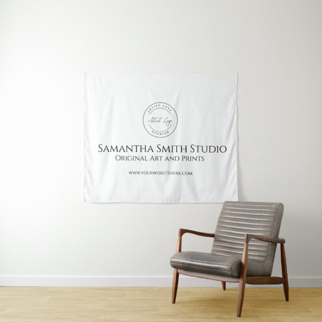 Art Craft Fair Tent Custom Business Booth Banner Tapestry (In Situ (Horizontal))