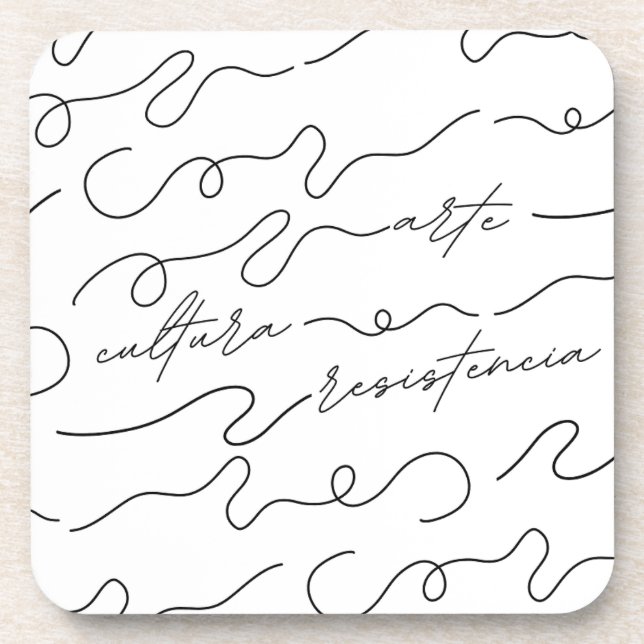 Art, Cultura, Resistencia Coaster (Front)