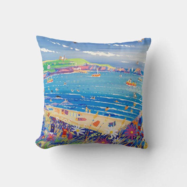 Art Cushion: Mother Ivey's Bay Cornwall Cushion (Front)