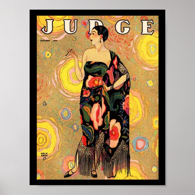 Art Deco 1926 Judge Magazine Poster (Front)