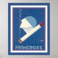 Art Deco 1930 Primrose Cigarette Ad