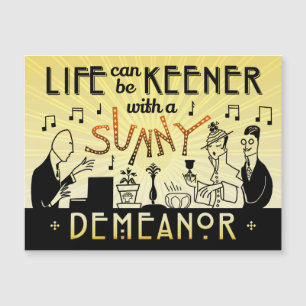 Art Deco 20s Retro Sunny Demeanour Inspirational