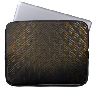 Art Deco 3D Illustration Background Laptop Sleeve