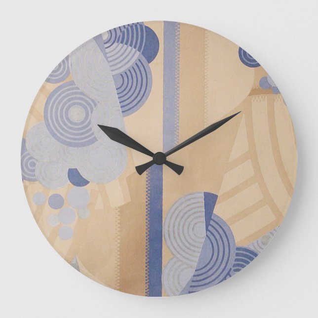 Art Deco Abstract Clock (Front)