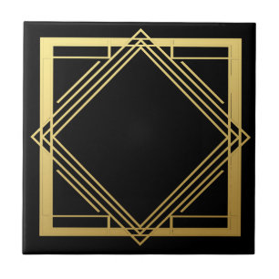 Art Deco Abstract Design Tile