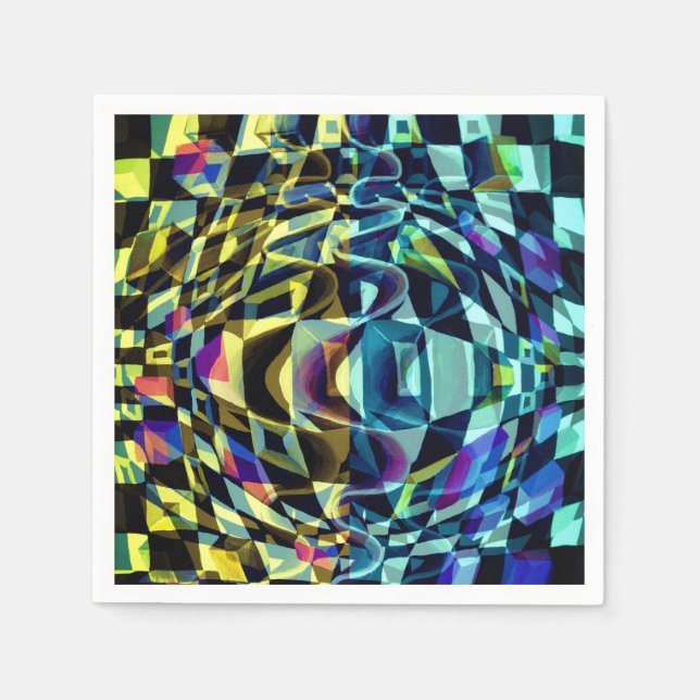 Art Deco - Abstract Diffusion Napkin (Front)
