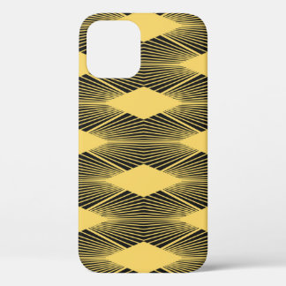Art Deco Abstract Geometric Background iPhone 12 Case