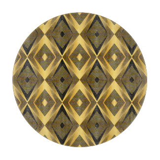 Art Deco: Abstract Geometric Background Cutting Board