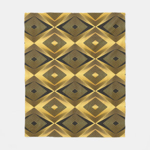 Art Deco: Abstract Geometric Background Fleece Blanket