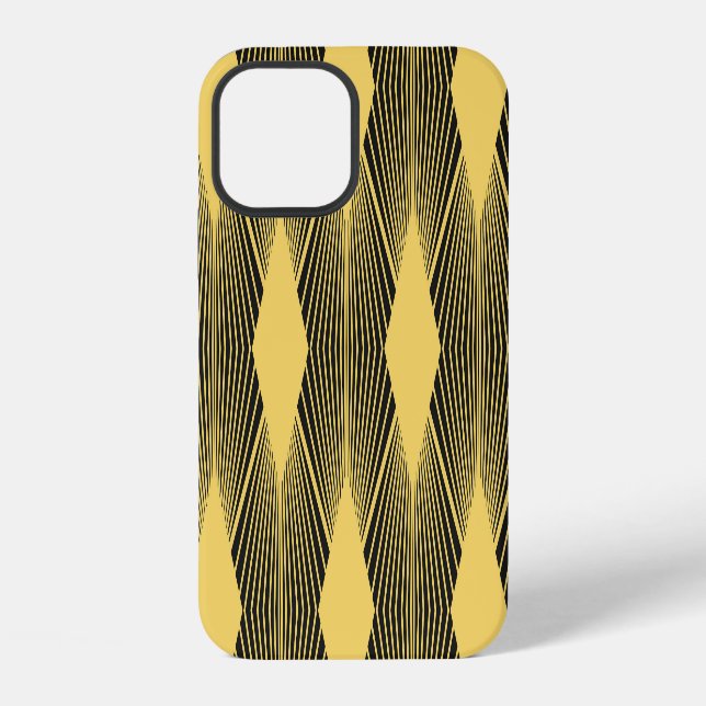 Art Deco Abstract Geometric Background iPhone Case (Back)