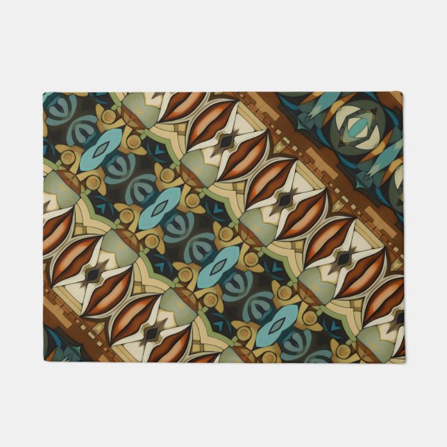Art Deco Abstract kisses Doormat (Front)