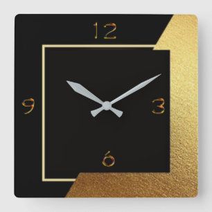 Art Deco Acrylic Wall Clock
