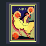 Art Deco Albert Vargas "Dance" 16 x 20 Poster<br><div class="desc">Very colourful,  Art Deco,   poster of Albert Vargas's  "Dance"  16 x 20</div>