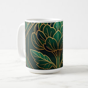 Art Deco Artichoke Coffee Mug