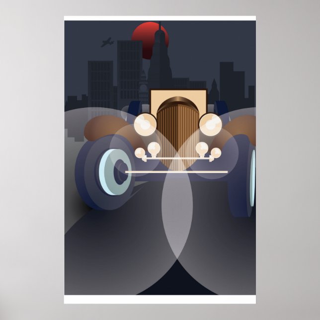 Art Deco Artwork Poster 1e (Front)