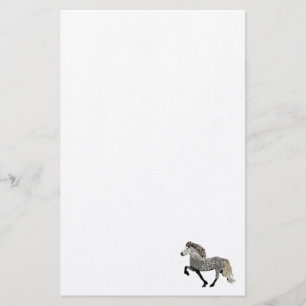 Art Deco Astrid Gaited Horse Stationery
