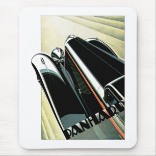 Art Deco Automobile Mouse Mat