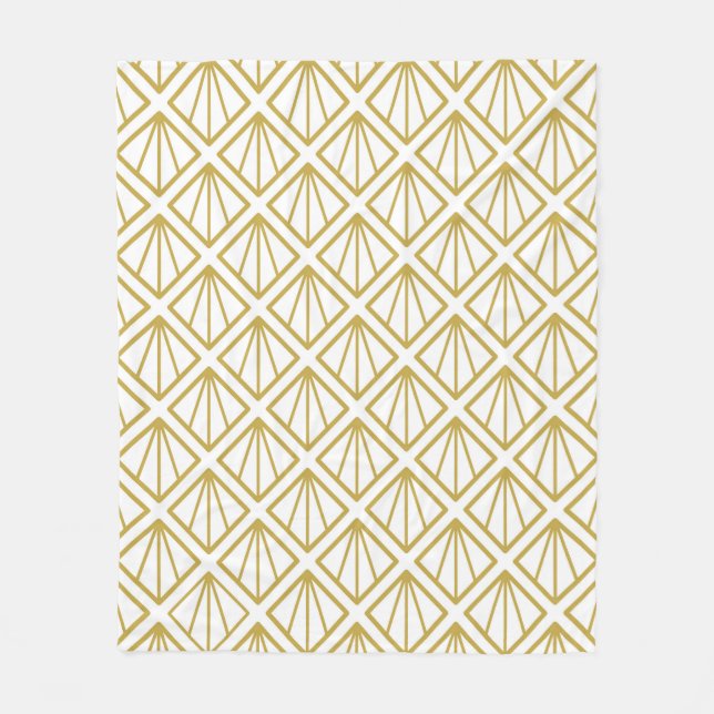 Art deco background.art,deco,pattern,graphic desig fleece blanket (Front)