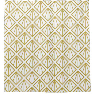 Art deco background. art, deco, pattern, vintage, shower curtain