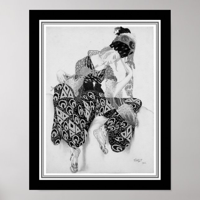 Art Deco Ballet Russes ca. 1922 Poster (Front)