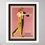Art Deco "Bally Chaussures"  Poster 16 x 20<br><div class="desc">Nice vintage,  Art Deco,  advertisement for Bally Chaussures. Poster measures 16 x 20 Joco Studio.</div>
