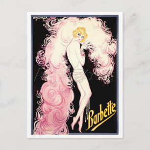 Art Deco, Barbette, Paris, Charles Gesmar, Vintage Postcard