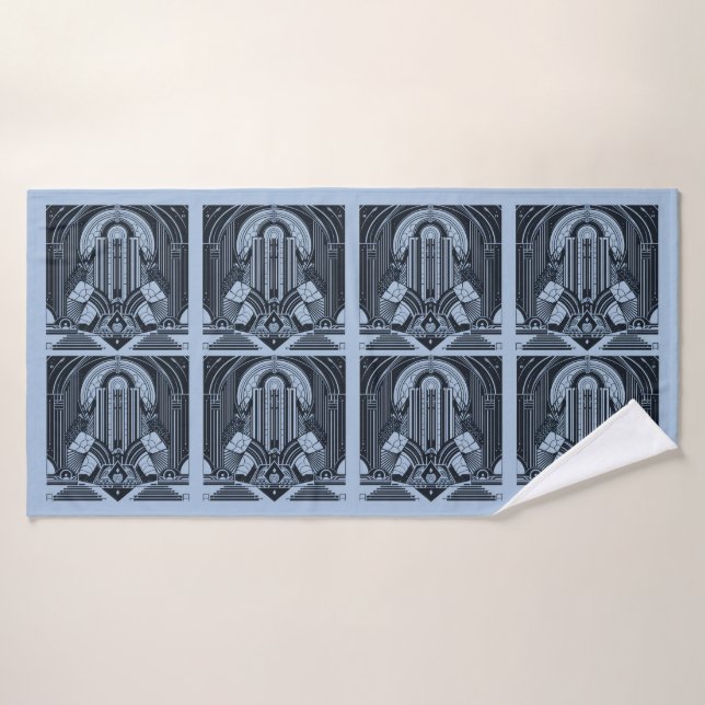 Art Deco Bath Towel (Bath Towel)