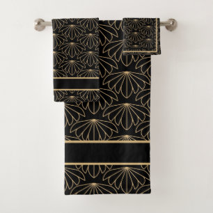 Art Deco Bath Towel Set