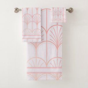 Art Deco Bath Towel Set