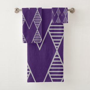Art Deco Bath Towel Set