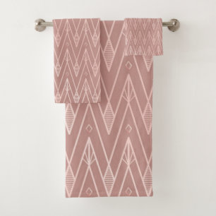 Art Deco Bath Towel Set