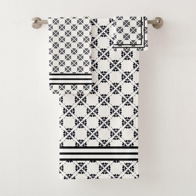 Art Deco Bath Towel Set (Insitu)
