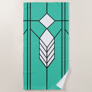 Art Deco  Beach Towel
