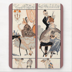 Art Deco Beauty Mouse Mat
