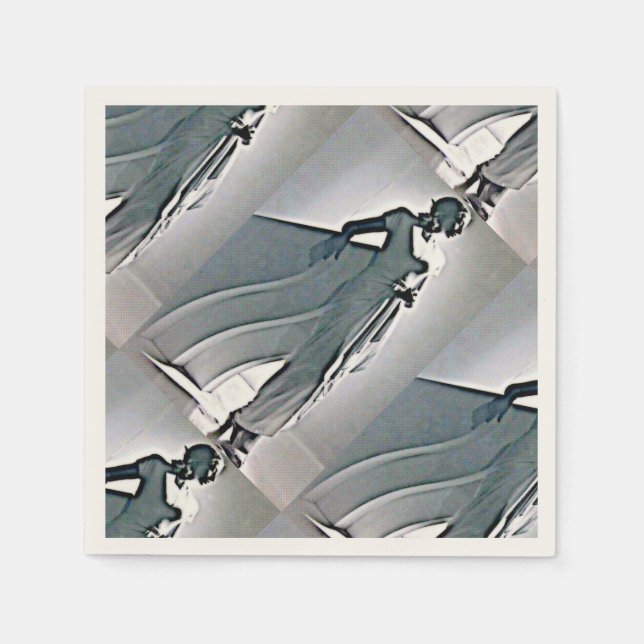 art-deco  beauty napkin (Front)