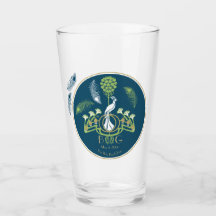 Art Deco Beer Glass Pint Wedding
