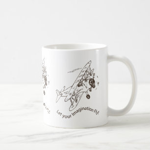 Art Deco Bi-planes - let your imagination fly. Coffee Mug