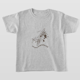 Art Deco Bi-planes - let your imagination fly. T-Shirt